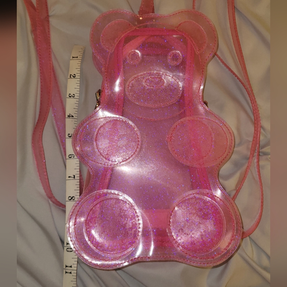 Pink Bear-Shaped Backpack